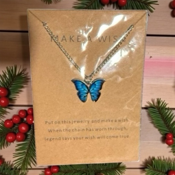 Unbranded Jewelry - Make A Wish Butterfly Necklace